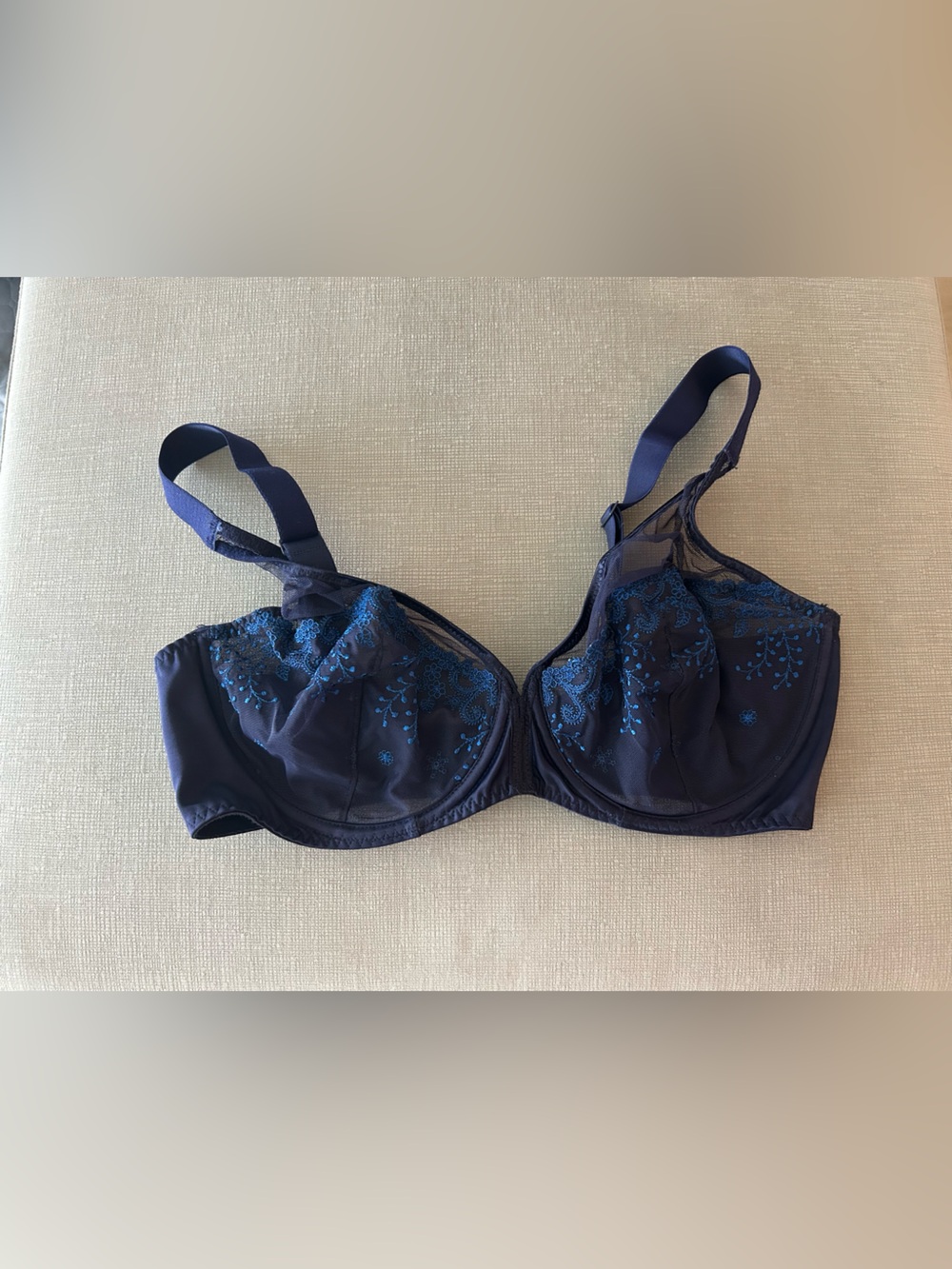 Simone perele blue lace bra 38E